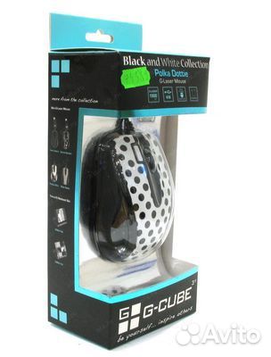 Мышь G-cube glbw-73PD USB проводная Polka Dottie 4