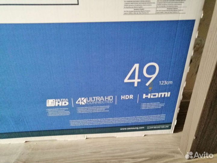 Телевизор Samsung smart 49 битый