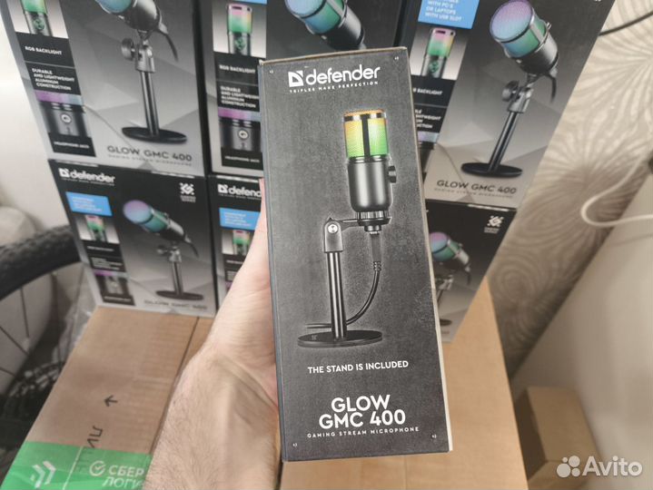 Новый микрофон Defender Glow GMC 400 USB