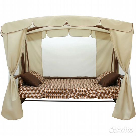 Садовые качели четырехместные 