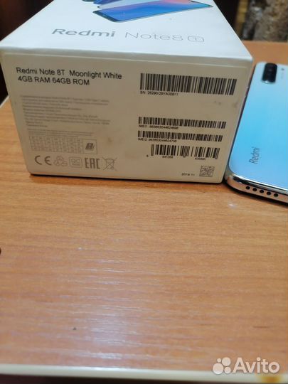 Xiaomi Redmi Note 8T, 4/64 ГБ