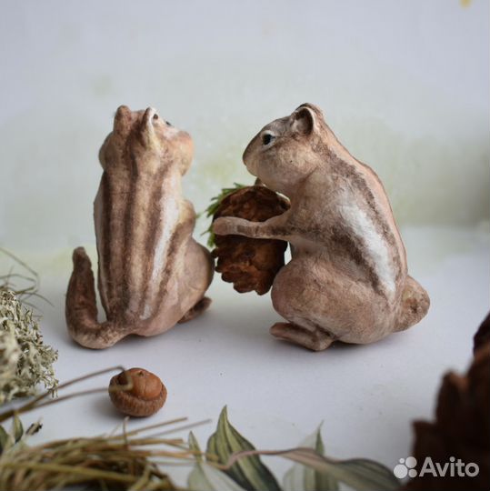 Ватные елочные игрушки