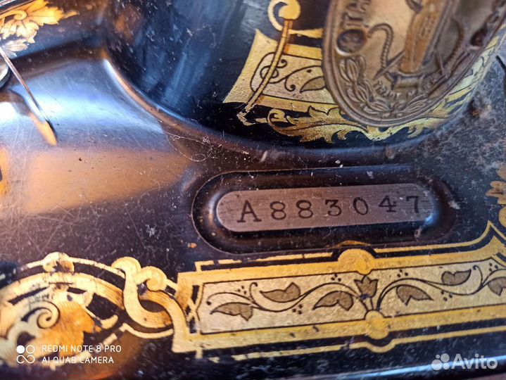 Швейная машинка зингер антикварная