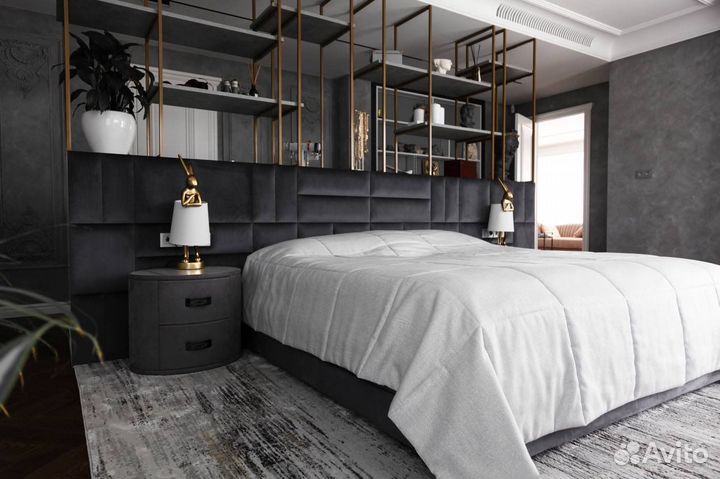 Кровать дизайнерская / кровать двуспальная двуспал