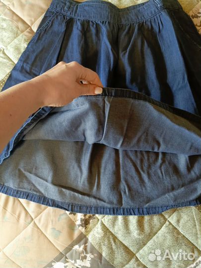 Юбка под джинсу летняя хлопок