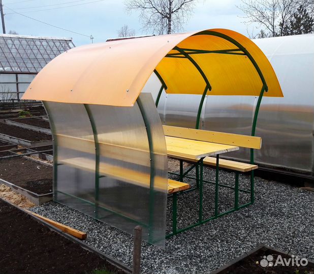 Беседка из поликарбоната