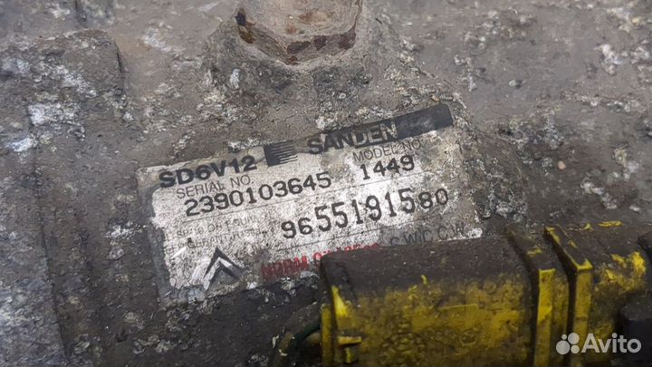 Компрессор кондиционера Peugeot 206