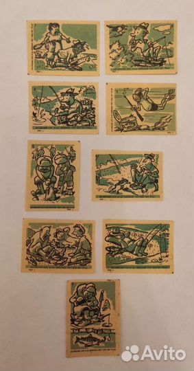 Спичечные этикетки разные