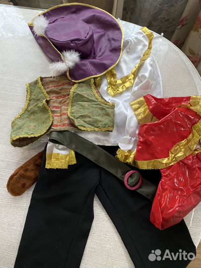 Костюм кот в сапогах 110