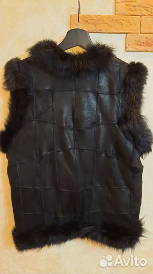 Жилет меховой овчина