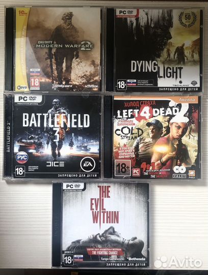 CD DVD -Компьютерные игры лицензионные