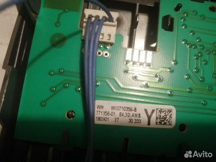 Панель управления стиральной машины Indesit