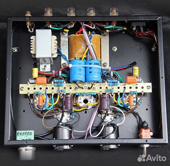 Ламповый интегральный усилитель мощности на 6H8C