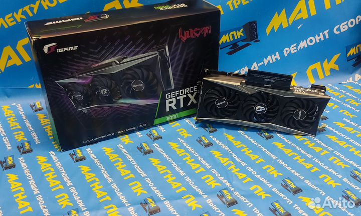 Топовая RTX 3090 24GB Vulcan Gaming