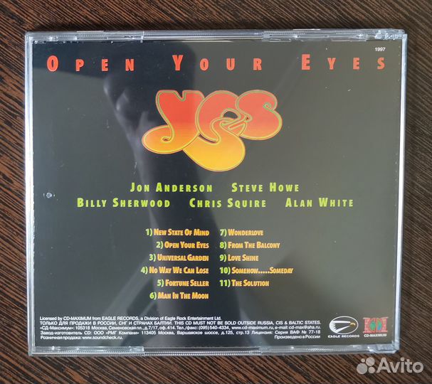 Yes “Open Your Eyes” (1997)