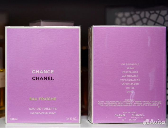 Туалетная вода Chanel chance eau fraiche 100 мл