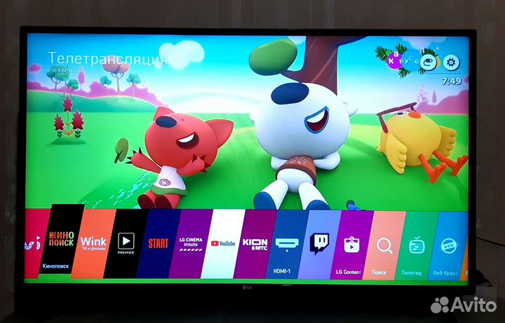 LED телевизор Smart tv 43, диагональ 110 см