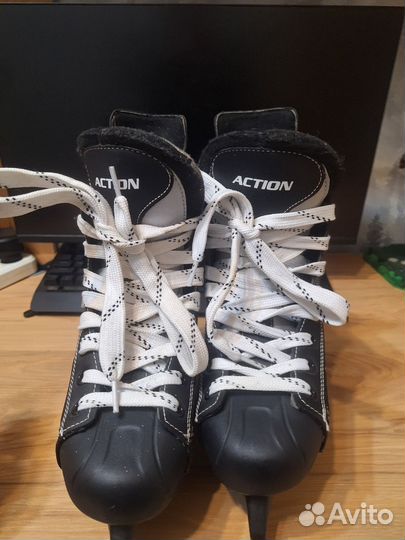 Коньки хоккейные action 38