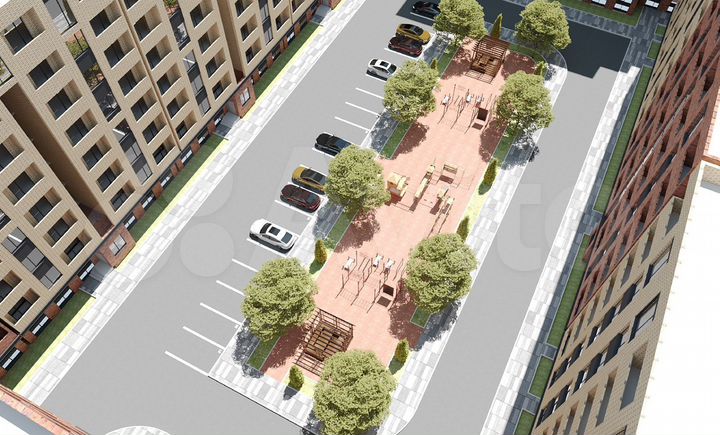 1-к. квартира, 56 м², 3/9 эт.