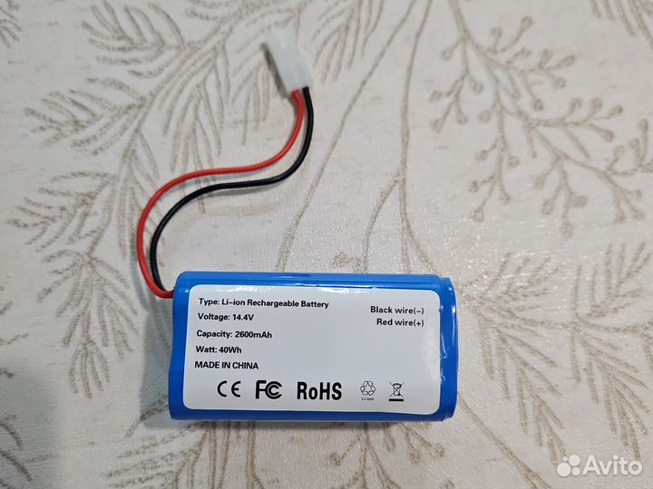 Аккумулятор для работа пылесоса xiaomi