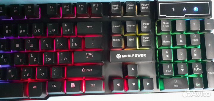 Игровая клавиатура с подсветкой Rainbow Light