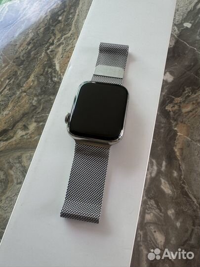 Apple watch 6 stainless steel 45мм