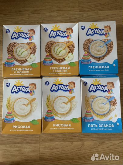 Детские каши Агуша