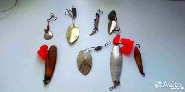 Рыболовные блёсна,грузило, тройничок СССР
