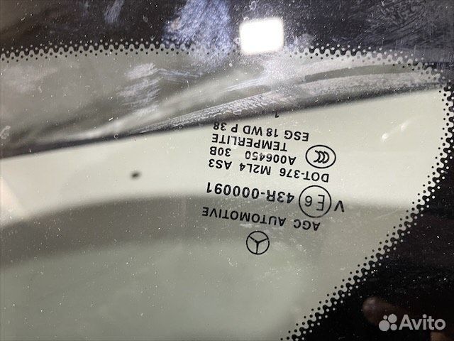 Стекло глухое правое Мерседес w166 ML