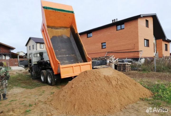 Щебень грунт песок щпс пгс отсев