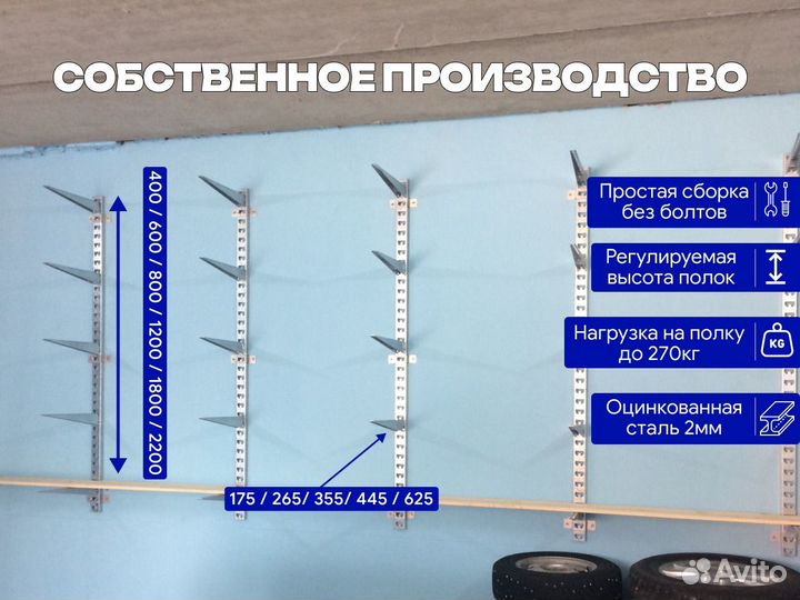 Стеллаж металлический