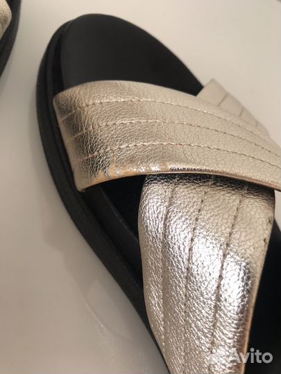 Сандалии натуральная кожа, размер 39