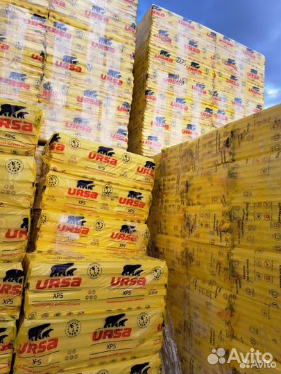 Урса ursa XPS утеплитель 1250х600х50мм.(7плит)(5,2