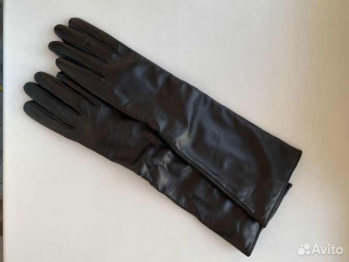Перчатки женские кожаные новые
