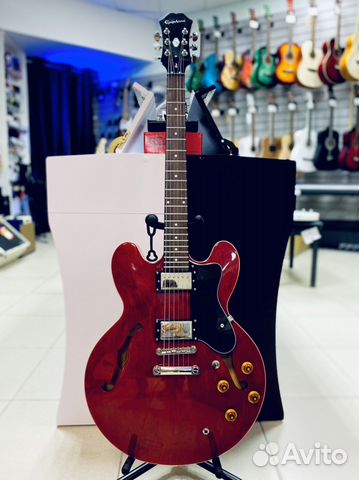 Гитара epiphone DOT cherry