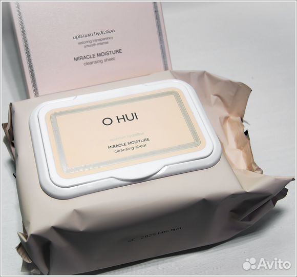 Ohui Очищающие салфетки для лица Miracle Moisture