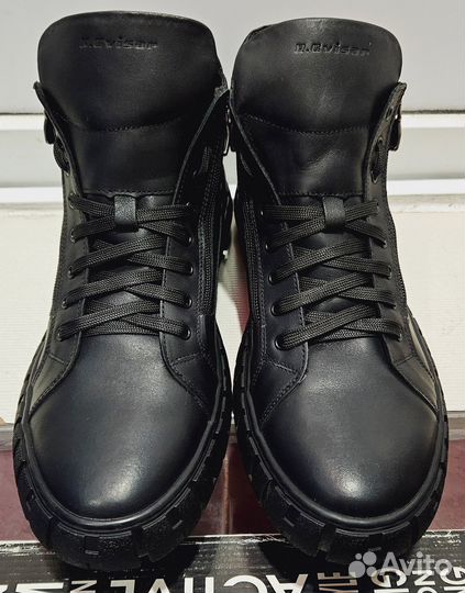 Ботинки кожа\мех муж 