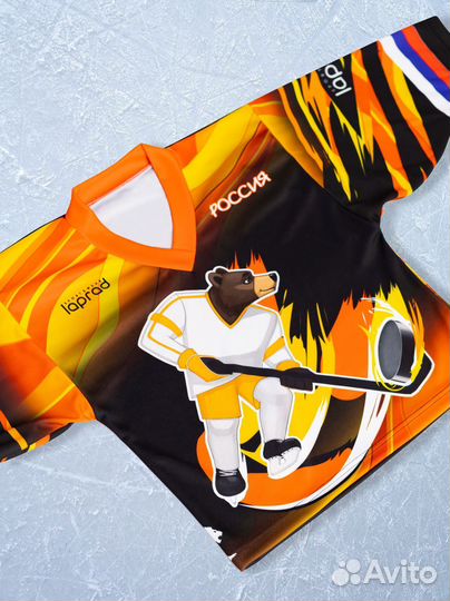 Хоккейная майка Медведь 28р.-42р