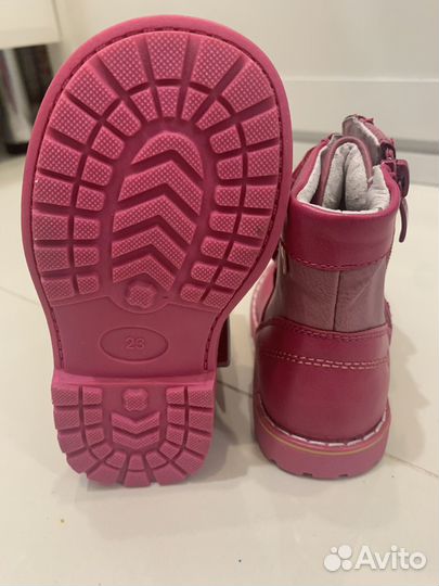Ботинки демисезонные для девочки 23 размер