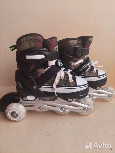 Роликовые коньки детские раздвижные