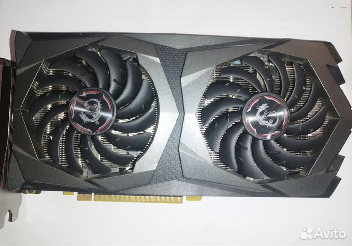 Видеокарта gtx 1650 super Gaming X 4 gb от MSI