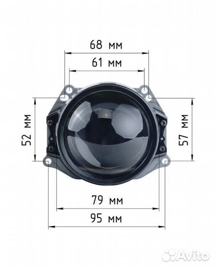 Bi LED линзы aozoom k7