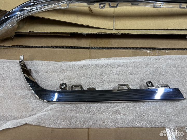 Хром диффузора S63 w222 рестайлинг