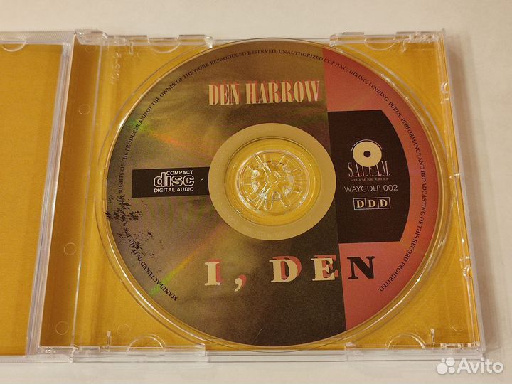 Cd Den Harrow - I, Den