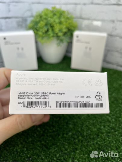 Блок питания для iPhone USB-C 20W (новый)