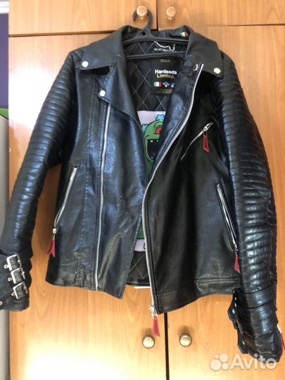 Кожаная куртка мужская 50 52 новая