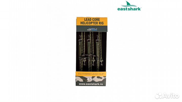 Карповый монтаж вертолет на ледкоре 35/45 Lb