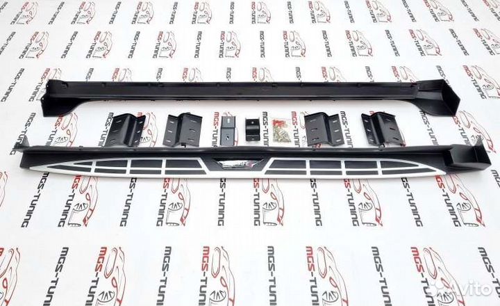 Пороги Hyundai SantaFe 2012-2018г