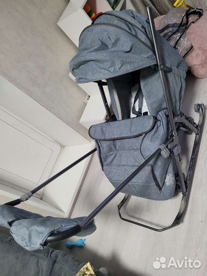 Коляска санки