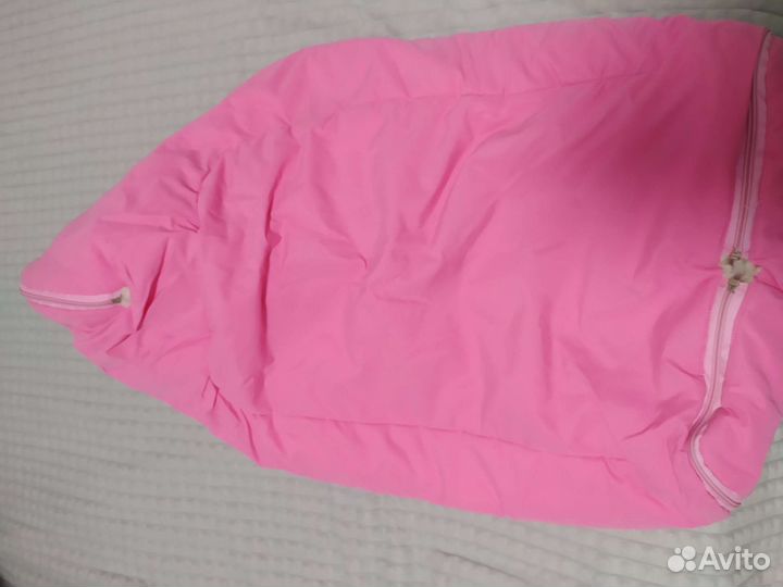 Зимний конверт в коляску на овчине